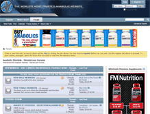 Tablet Screenshot of forums.steroid.com